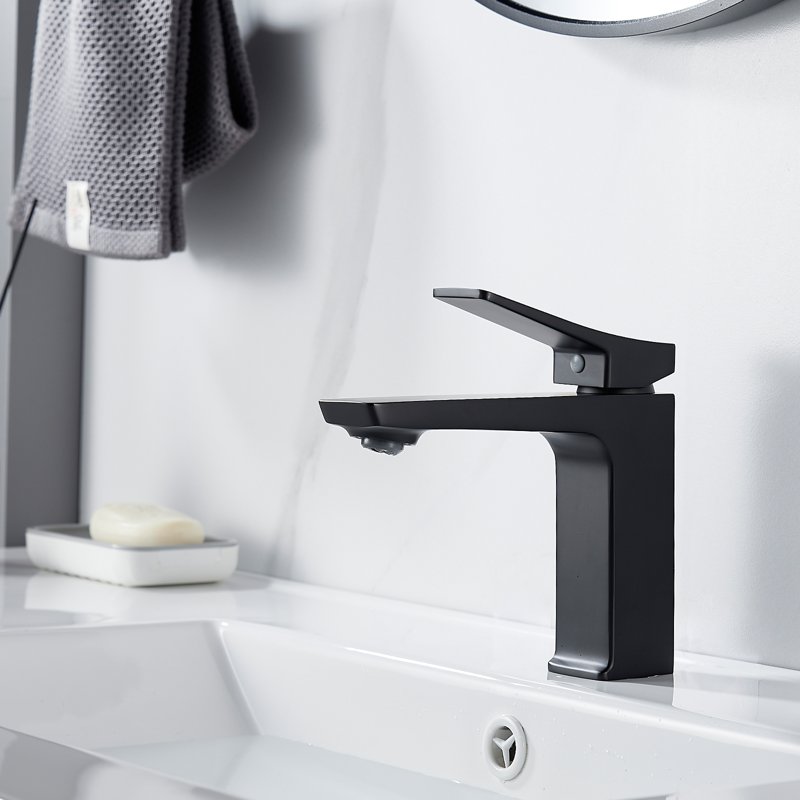 Смеситель для раковины Shevanik S4401H, черный