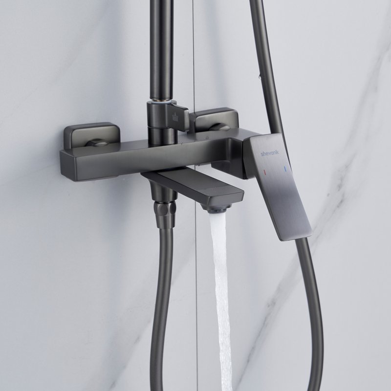 Душевая система Shevanik S9336, хром