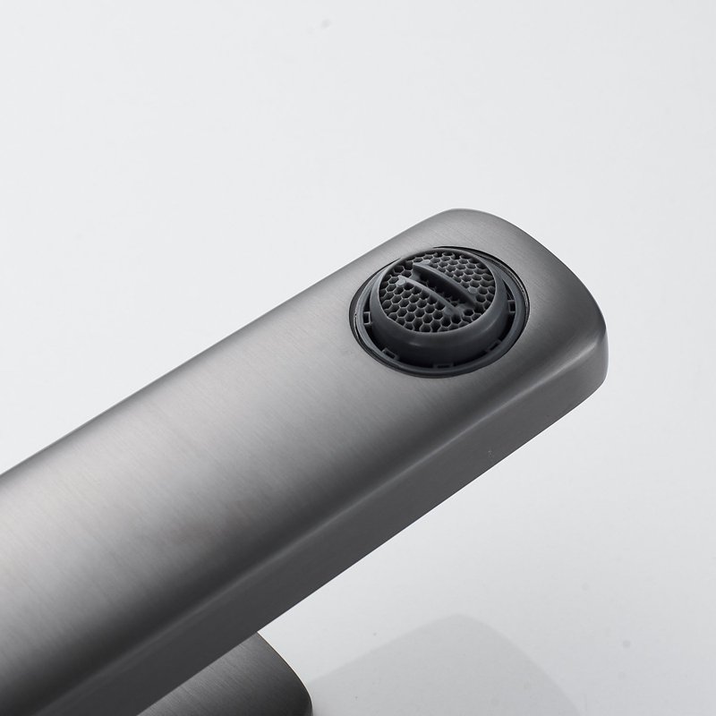 Смеситель для раковины Shevanik S9901T, оружейная сталь