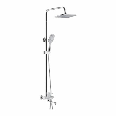 Душевая система Shevanik S8136F, белый/хром