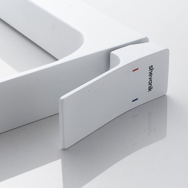 Смеситель для раковины высокий Shevanik S6111C, белый