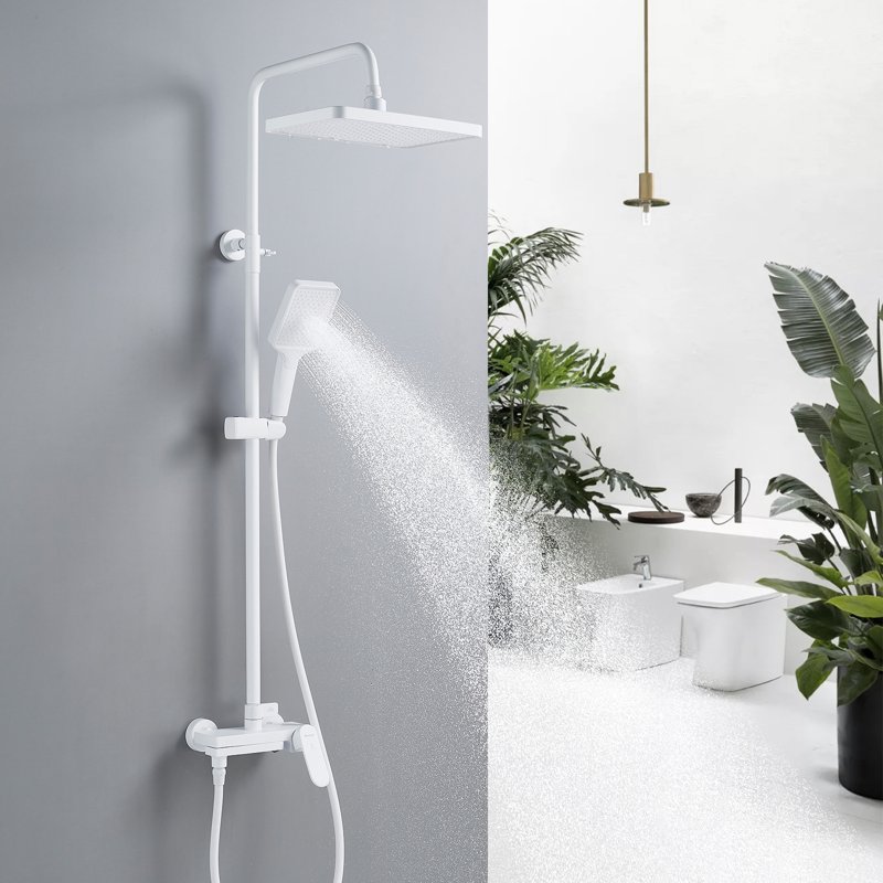 Душевая система Shevanik S8736H, черный