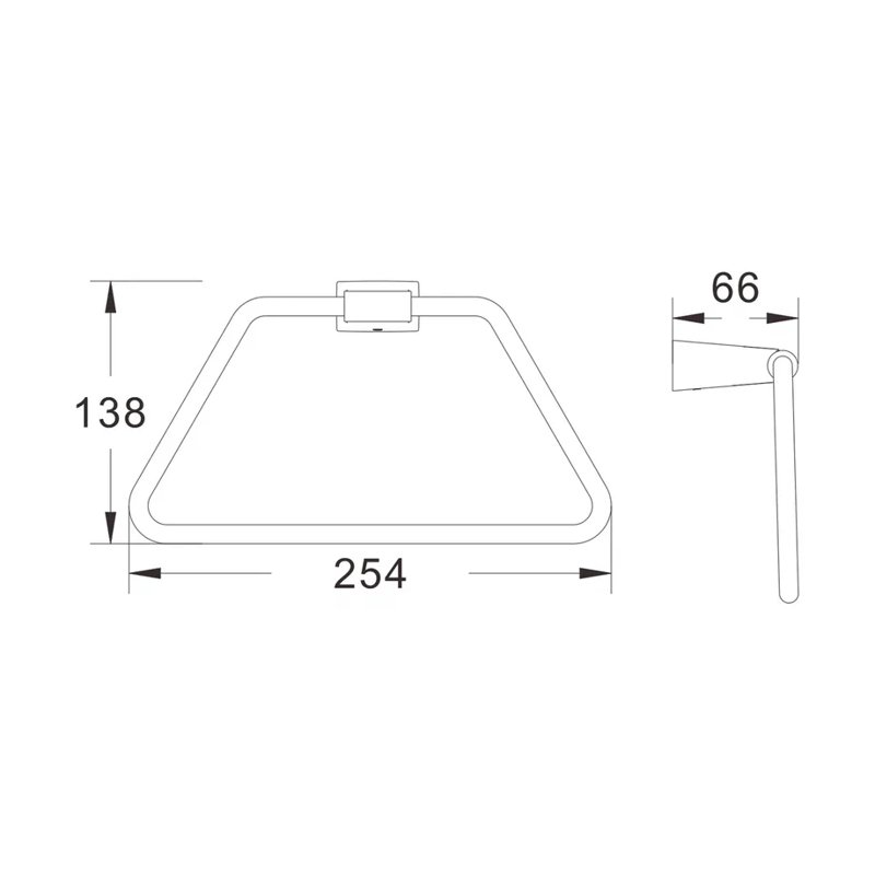Кольцо для полотенец Shevanik SG5706, хром