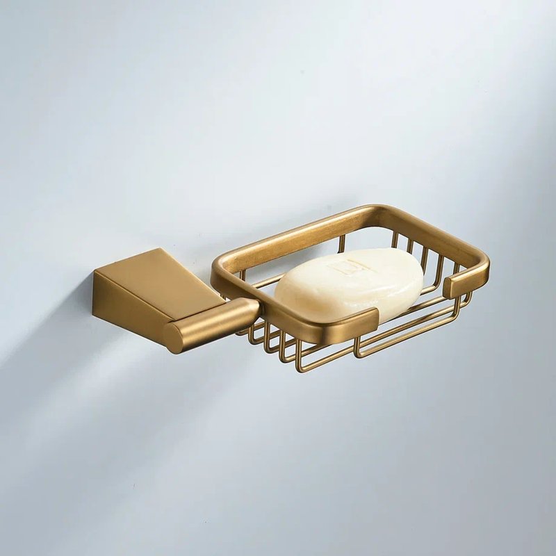 Мыльница Shevanik SG5704G, золотой сатин