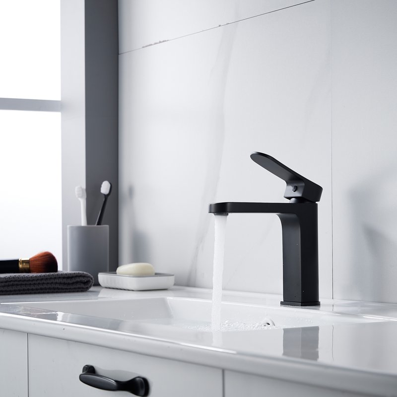 Смеситель для раковины Shevanik S4501H, черный