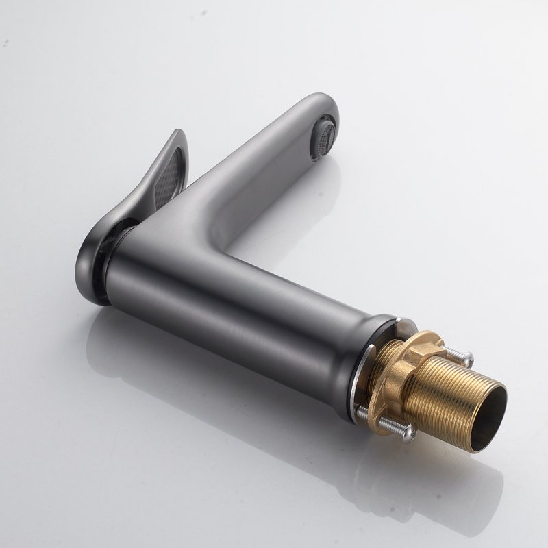 Смеситель для раковины Shevanik S4701T, оружейная сталь