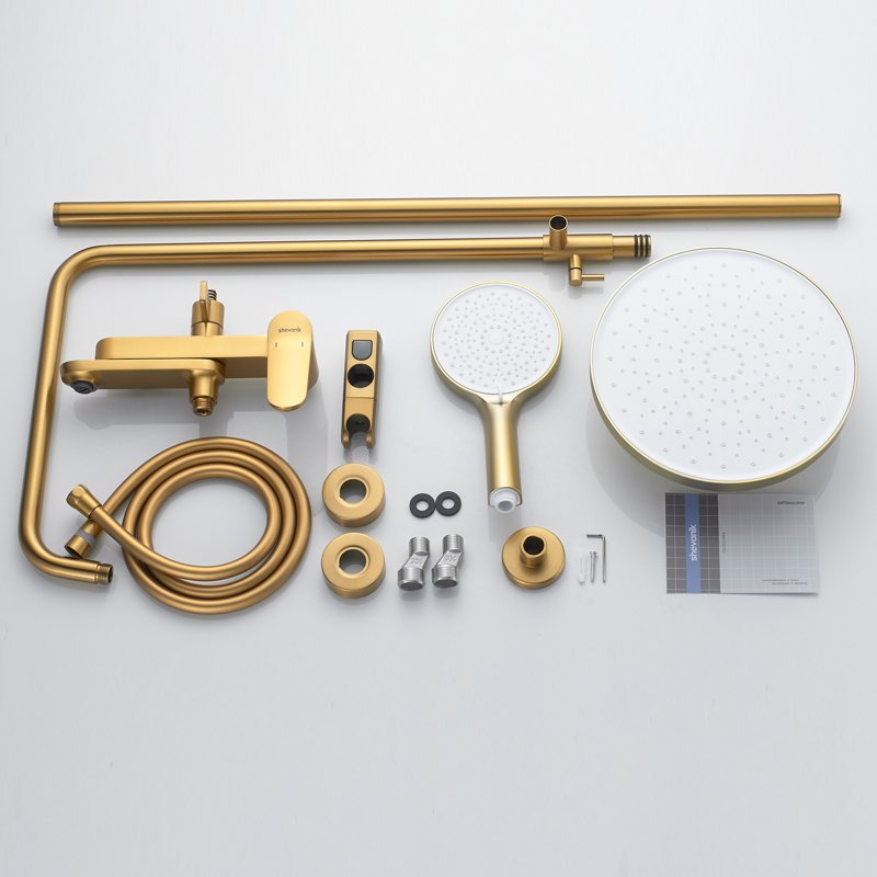 Душевая система Shevanik S8436, хром