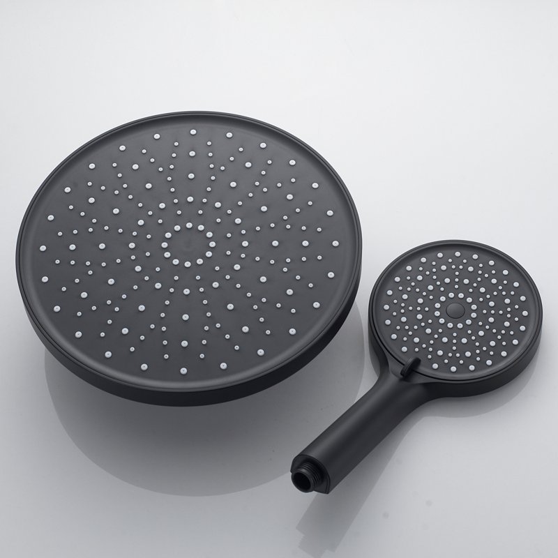 Душевая система Shevanik S8436H, черный