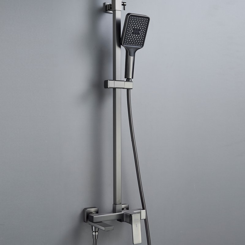 Душевая система Shevanik S9036F, белый/хром