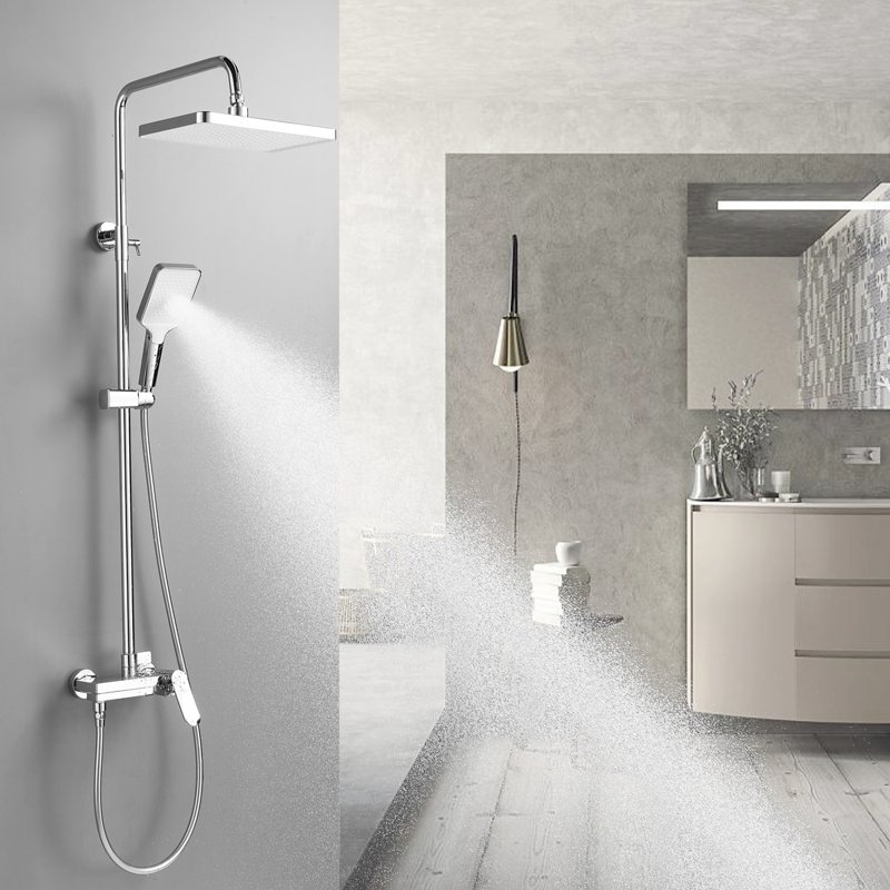 Душевая система Shevanik S8636, хром