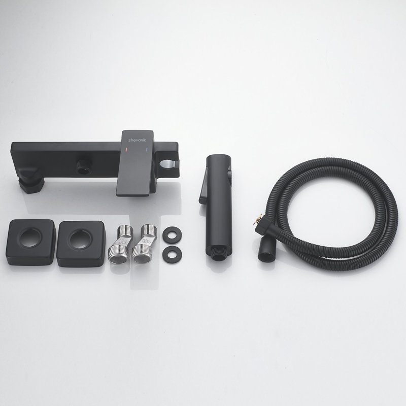 Гигиенический душ со смесителем Shevanik S137Q, бронза