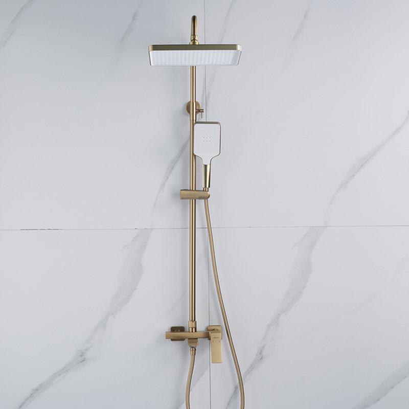 Душевая система Shevanik S9136H, черный