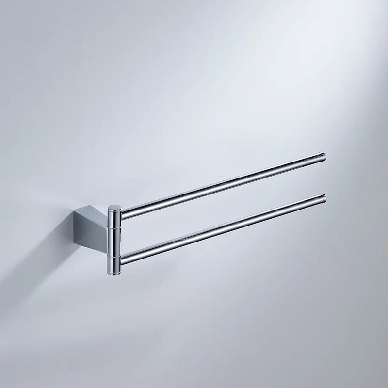 Полотенцедержатель поворотный двойной Shevanik SG5707, хром