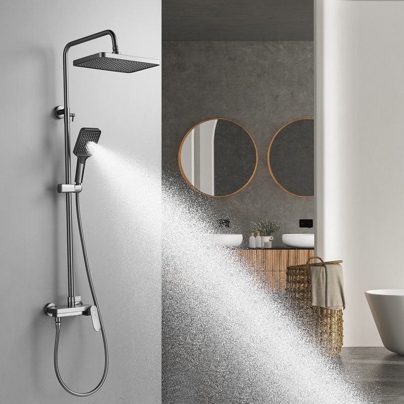 Душевая система Shevanik S8936, хром