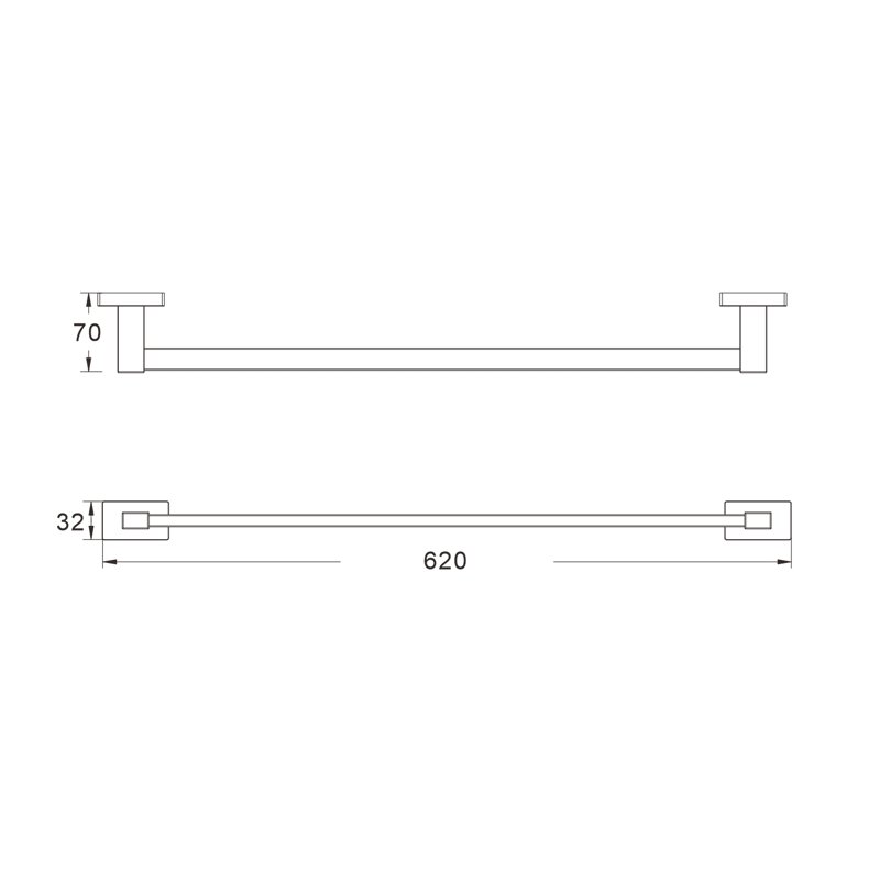 Полотенцедержатель Shevanik SG5617C, белый