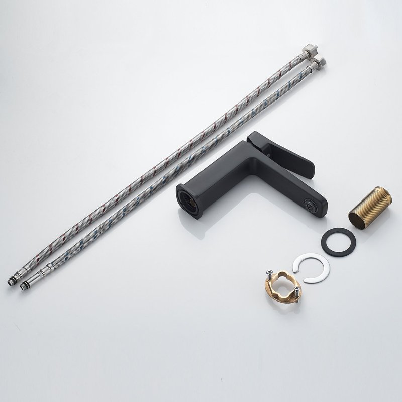 Смеситель для раковины Shevanik S9901H, черный