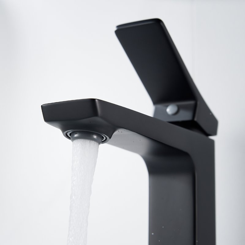 Смеситель для раковины Shevanik S4401H, черный