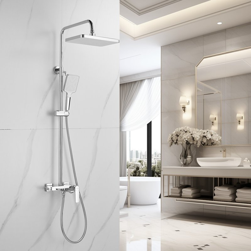 Душевая система Shevanik S8236, хром