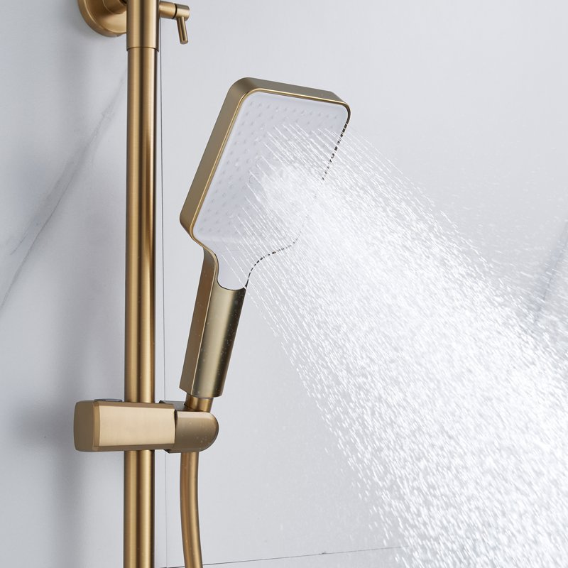 Душевая система Shevanik S9136H, черный