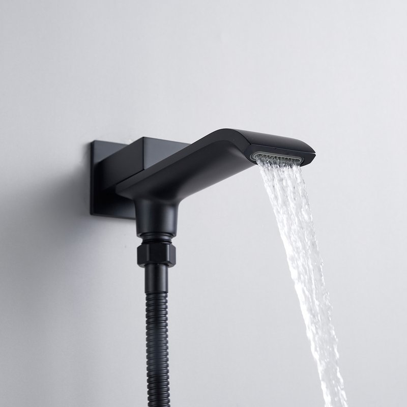 Душевая система встраиваемая Shevanik S4035H, черный