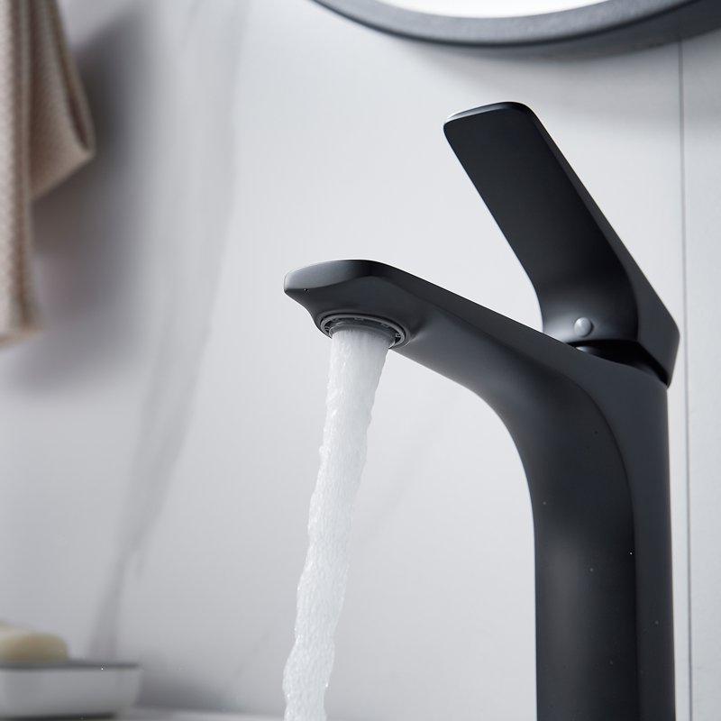 Смеситель для раковины Shevanik S4201H, черный