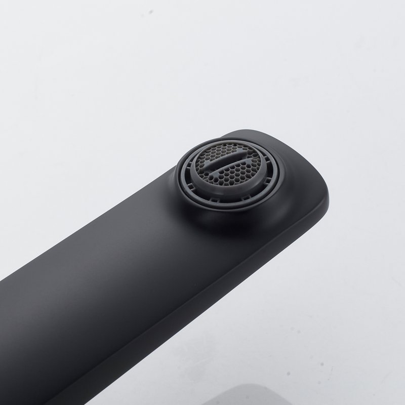 Смеситель для раковины высокий Shevanik S4211H, черный