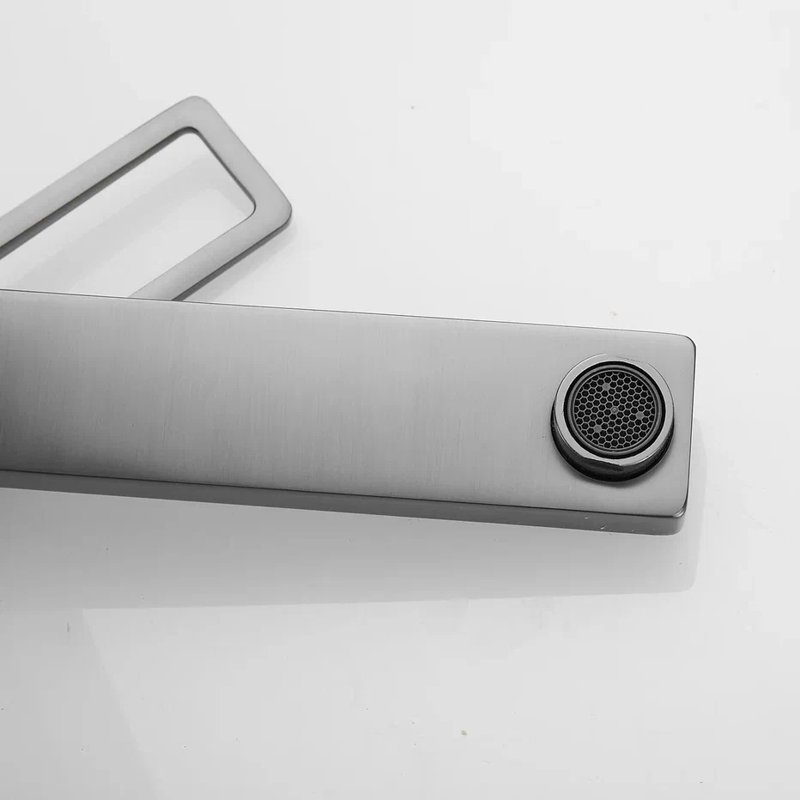 Смеситель для раковины Shevanik S6811T, оружейная сталь