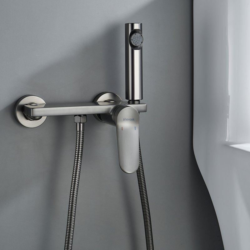 Гигиенический душ со смесителем Shevanik S4005-1, хром