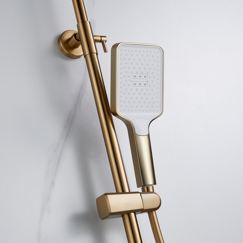 Душевая система Shevanik S9136H, черный