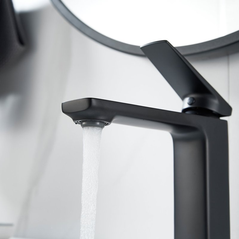 Смеситель для раковины Shevanik S8901H-1, черный