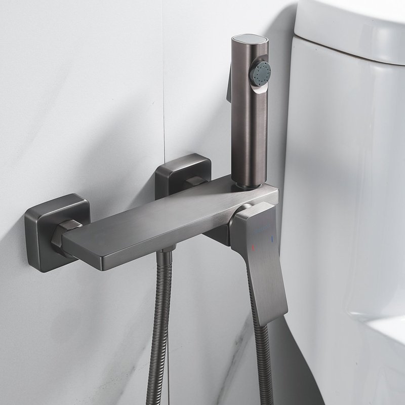 Гигиенический душ со смесителем Shevanik S137H, черный