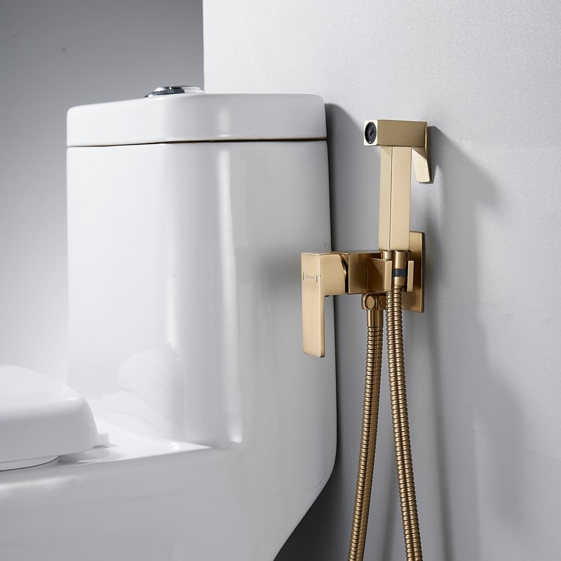 Гигиенический душ со смесителем Shevanik S147H, черный