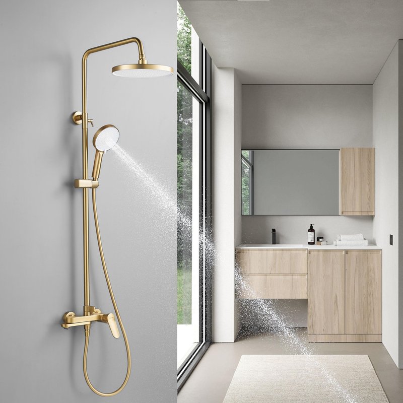 Душевая система Shevanik S8436, хром