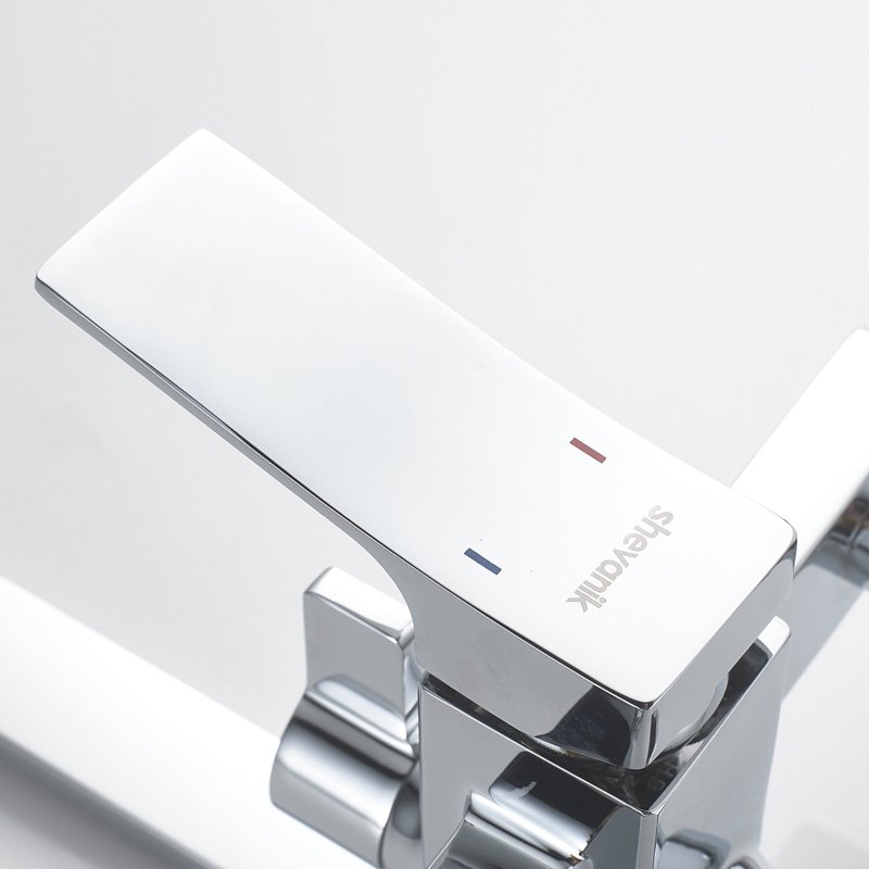 Душевая система Shevanik S6036H, черный/хром