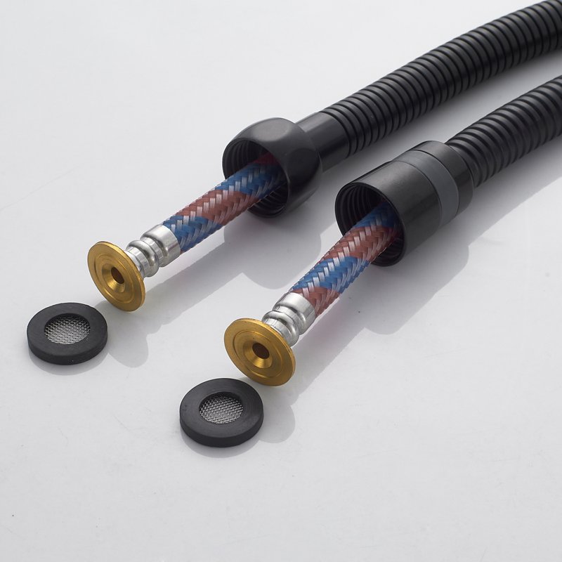 Гигиенический душ со смесителем Shevanik S8505T-1, оружейная сталь