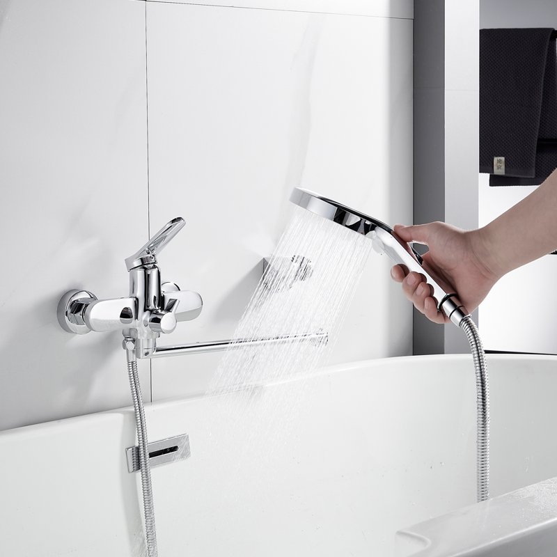 Смеситель для ванны Shevanik S4322, хром