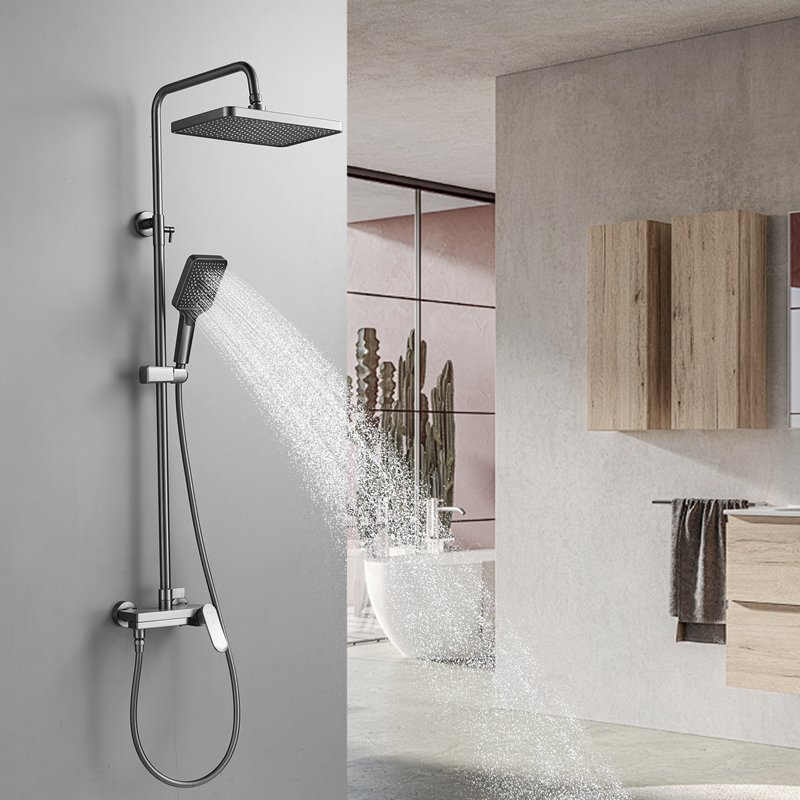 Душевая система Shevanik S8936, хром