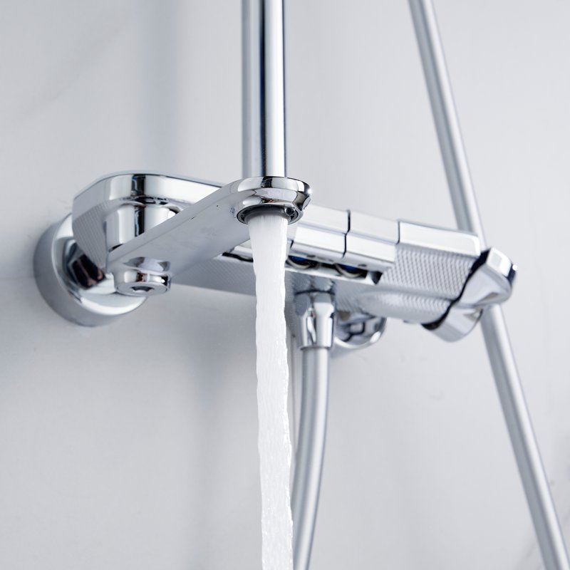 Душевая система Shevanik S9436, хром