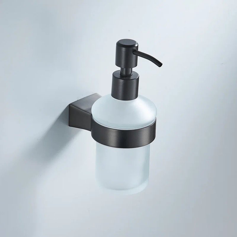 Дозатор жидкого мыла Shevanik SG5744T, оружейная сталь