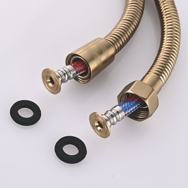 Гигиенический душ со смесителем Shevanik S137T, оружейная сталь