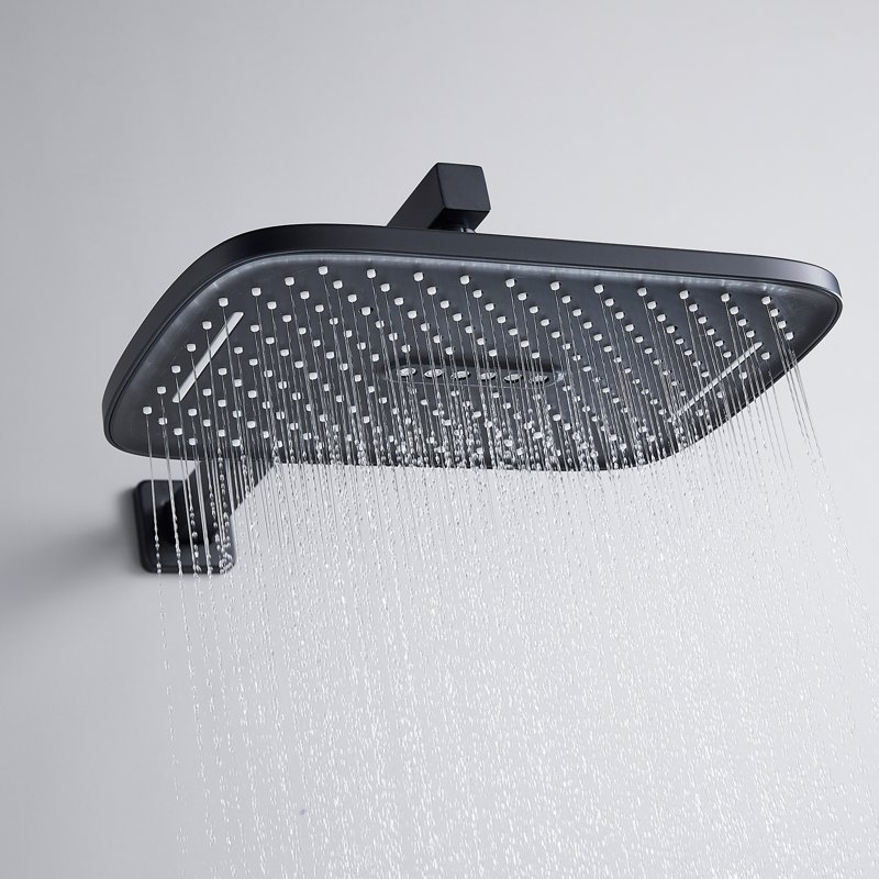 Душевая система встраиваемая Shevanik S4035H, черный