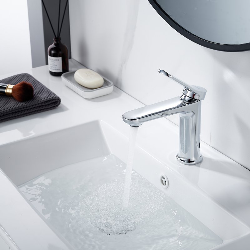 Смеситель для раковины Shevanik S4301, хром