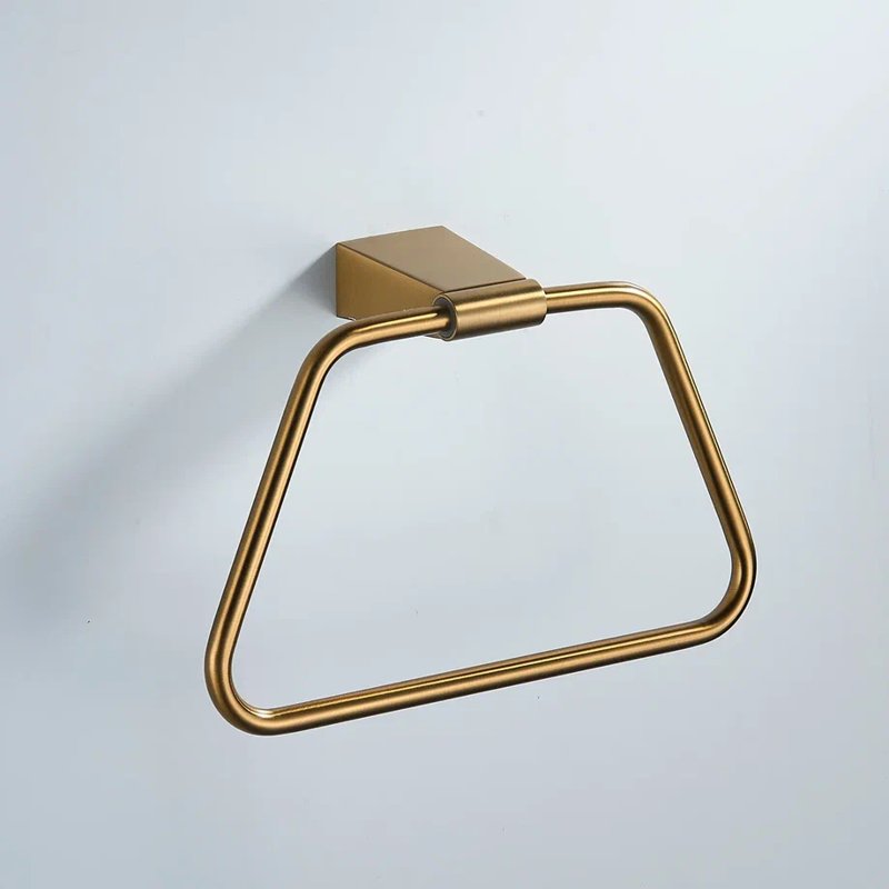 Кольцо для полотенец Shevanik SG5706G, золотой сатин