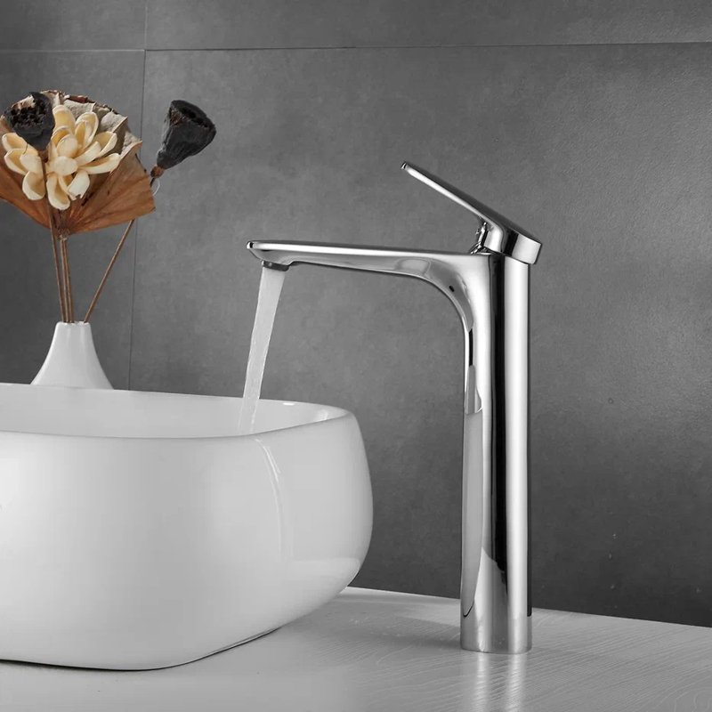 Смеситель для раковины Shevanik S8511, хром