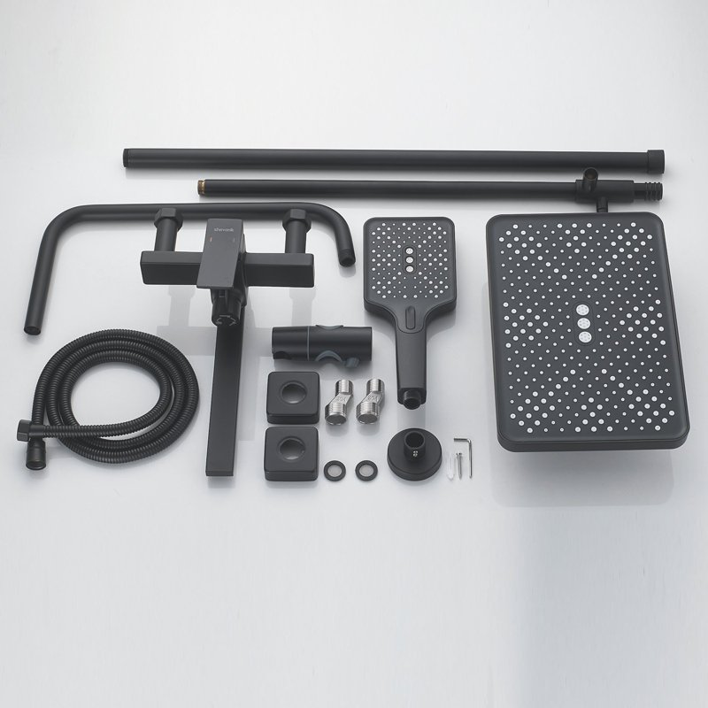 Душевая система Shevanik S6836, хром