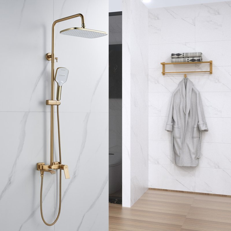 Душевая система Shevanik S8536H, черный