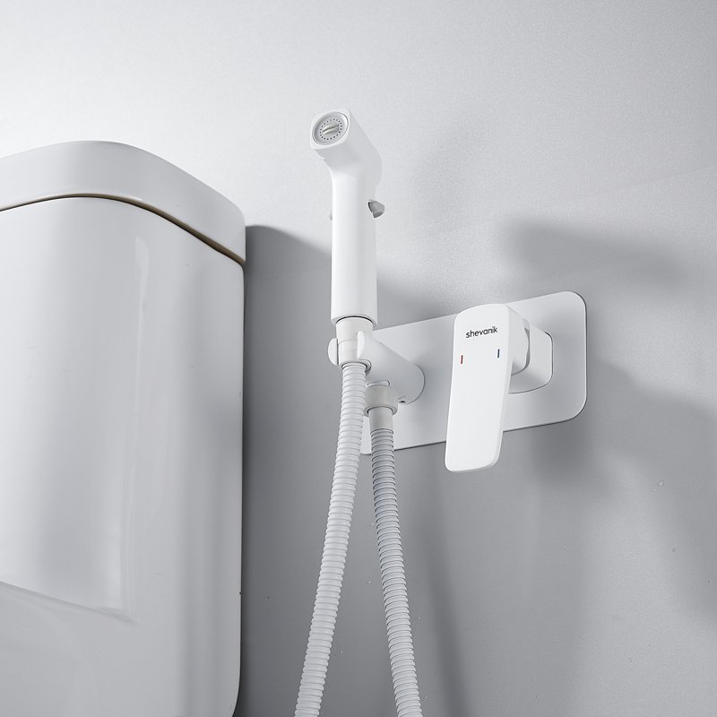 Гигиенический душ со смесителем Shevanik S8505-1, хром