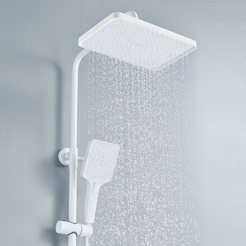 Душевая система Shevanik S8136F, белый/хром