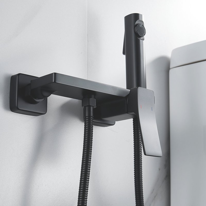 Гигиенический душ со смесителем Shevanik S137Q, бронза