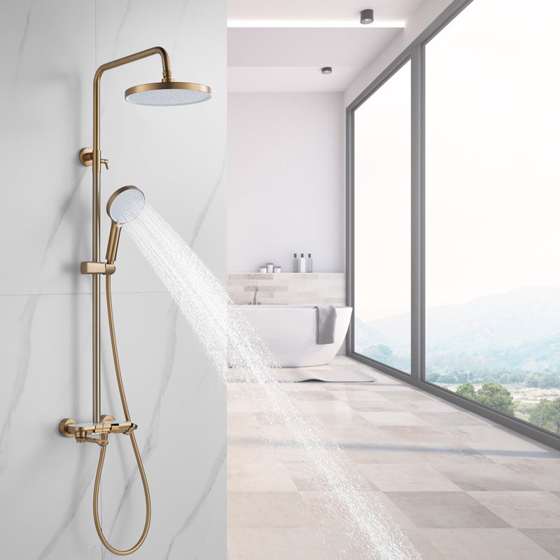 Душевая система Shevanik S9636, хром